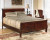 Ashley Alisdair Reddish Brown King Sleigh Bed