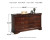 Alisdair Reddish Brown Full Sleigh Bed with Dresser