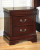 Ashley Alisdair Reddish Brown Full Sleigh Bed with 2 Nightstands