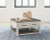 Ashley Darborn Gray Brown Coffee Table with 2 End Tables