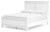 Ashley Fortman White Queen Panel Bed