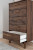 Ashley Calverson Mocha 5 Drawer Chest