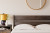 Ashley Calverson Mocha Full Panel Platform Bed and 2 Nightstands