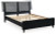 Ashley Danziar Black Queen Slat Panel Bed B100/13/B1013/157/54/95