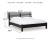 Ashley Danziar Black Queen Slat Panel Bed, Dresser, Mirror, Chest and 2 Nightstands