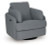 Ashley Alainmont Next-Gen Nuvella Stone Swivel Power Recliner