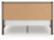 Ashley Cadmori Brown King Upholstered Panel Platform Bed and Dresser
