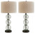 Ashley Airbal Clear Black Table Lamp (Set of 2)