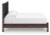 Ashley Cadmori Brown King Upholstered Panel Platform Bed