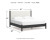 Ashley Cadmori Two-tone King Upholstered Panel Bed, Dresser, Mirror and Nightstand
