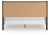 Ashley Cadmori Brown King Upholstered Panel Bed, Dresser, Mirror and Chest
