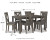 Ashley Caitbrook Gray Dining Table and Chairs (Set of 7)