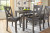 Ashley Caitbrook Gray Dining Table and Chairs (Set of 7)