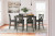 Ashley Caitbrook Gray Counter Height Dining Table and Bar Stools (Set of 7)