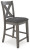 Ashley Caitbrook Gray Counter Height Dining Table and Bar Stools (Set of 7)
