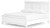 Ashley Fortman White California King Panel Bed