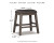 Ashley Caitbrook Gray 5-Piece Counter Height Dining Set with Table and 4 X-Back Barstools