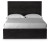 Belachime Charcoal Queen Panel Bed with Mirrored Dresser, Chest and Nightstand