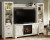 Ashley Bellaby Whitewash 4-Piece Entertainment Center with Electric Fireplace