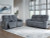 Ashley Forest Lake Steel Sofa and Loveseat