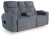 Ashley Forest Lake Steel Power Reclining Loveseat with Console