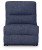 Ashley Acklen Place Navy 3-Piece Power Reclining Sectional