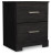 Belachime Charcoal King Panel Bed with Mirrored Dresser, Chest and Nightstand