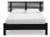 Ashley Danziar Black Full Slat Panel Bed B100/12/B1013/187/84/89
