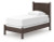 Ashley Cadmori Brown Twin Panel Bed and Dresser