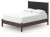Ashley Cadmori Brown Queen Upholstered Panel Bed, Dresser, Mirror, Chest and Nightstand
