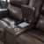 Ashley Beadel Smoke Power Reclining Loveseat with Console