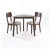 Ashley Dantenton Merlot Dining Table and 2 Chairs