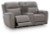 Ashley 5Z-Relaxation Onyx Power Reclining Loveseat with Console