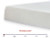 Ashley 10 Inch Chime Memory Foam White California King Mattress in a Box