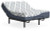 Ashley 12 Inch Chime Elite 2.0 White Blue King Mattress