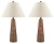 Danset Brown 2-Piece Table Lamp Set