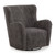 Ashley Rowenburg Heather Charcoal Swivel Glider Accent Chair