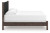Ashley Cadmori Brown King Upholstered Panel Bed, Dresser, Mirror, Chest and Nightstand