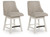 Ashley Robbinsdale Antique White Counter Height Barstool (Set of 2) D642-224