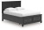 Ashley Lanolee Black Queen Panel Storage Bed, Dresser and Mirror