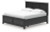Ashley Lanolee Black King Panel Storage Bed, Dresser, Mirror and Nightstand