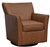 Ashley Braydunn Caramel Swivel Glider Accent Chair