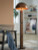 Ashley Wendfield Antique Gold Finish Floor Lamp