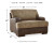 Ashley Alesbury Chocolate Chair and Ottoman