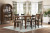Ashley Chadworth Brown Dining Table and 4 Chairs D824/25/09(4)