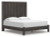 Ashley Parlayon Charcoal King Panel Bed, Dresser, Mirror, Chest and Nightstand