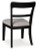 Ashley Chadworth Black Dining Chair (Set of 2) D824-05
