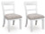 Ashley Chadworth Black Dining Chair (Set of 2)