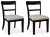 Ashley Chadworth Black Dining Chair (Set of 2) D824-07