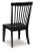 Ashley Chadworth Black Dining Chair (Set of 2) D824-07